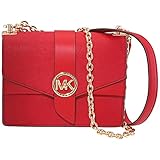 Michael Kors Greenwich Small Convertible Cross Body Crimson One Size