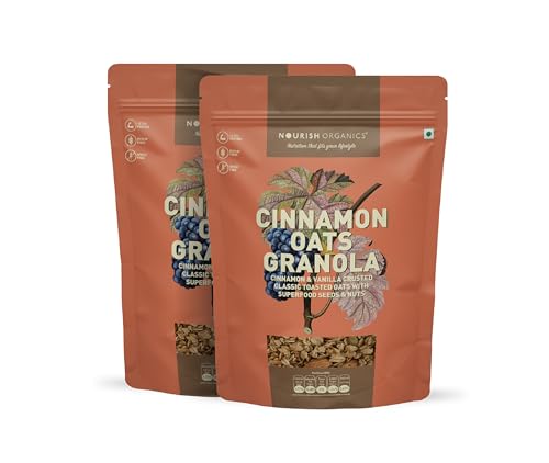 Image of Nourish Organics Oats Granola, 270G (Pack of 2)
