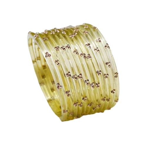 Tri-Dot Glass Bangles