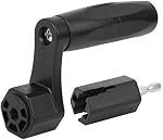Guitar String Winder, 2 in 1 ABS Bridge Pin Peg Puller Screwdriver Drill Bit Multifunctional Guitar Maintenance Tool