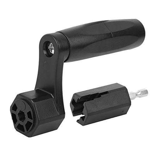 Drfeify Enrollador de Cuerda de Guitarra, 2 en 1 ABS Puente Pin Clavija Extractor Destornillador Bro