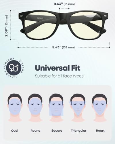Image of Prospek Blue Light Blocking Glasses for Men Women, Computer Readers