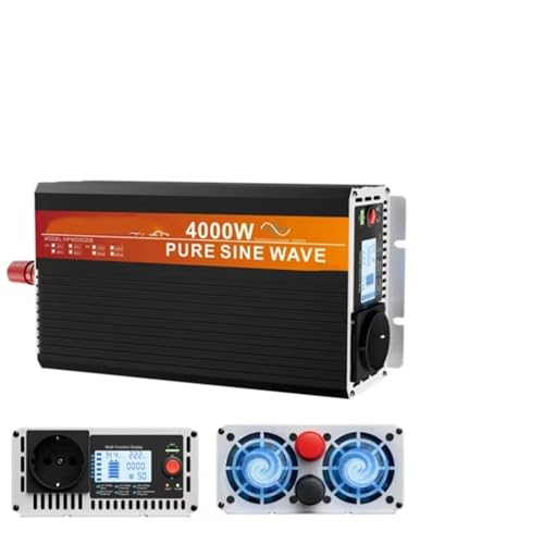 Inversor corriente 12v 220v de onda pura para tus escapadas en coche
