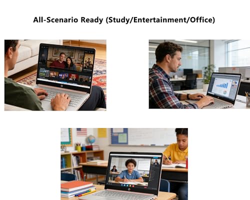 Image of Customized Elite HP 14 inch HD Laptop, 4GB, 128GB, Intel 4-Core, 1-Year Office