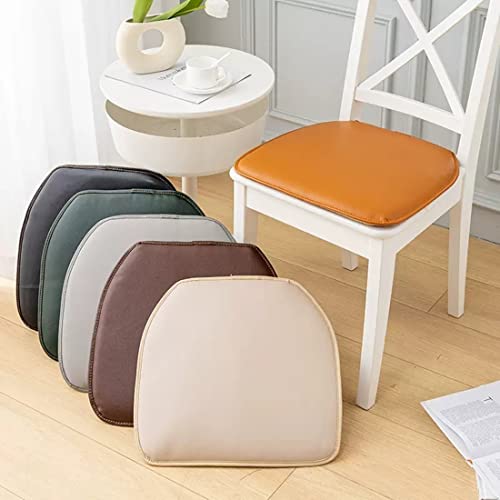Coussin de chaise de cuisine marron avec attaches pour repas - 7