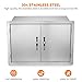 Stanbroil Stainless Steel Outdoor Kitchen Double Door Dry Storage Pantry, 30- Inch