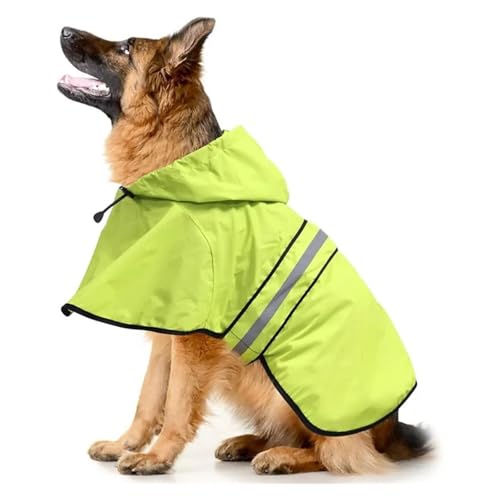 Manteau imperméable réfléchissant pour chien sangle réglable pour stopper la pluie