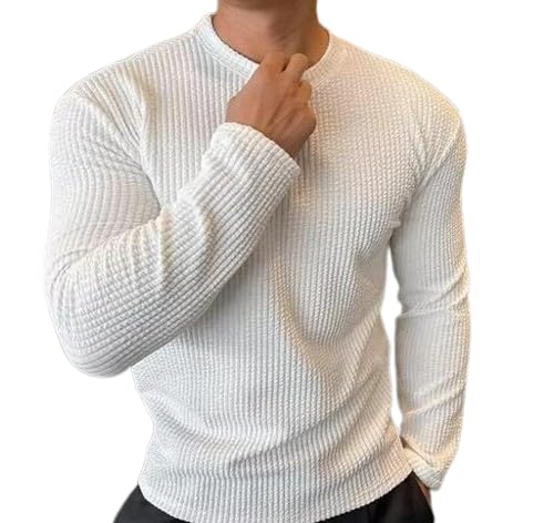 Men Trendy Full Sleeves Stripes Comfortable, Breathable, Lightweight, Skin Friendly T-Shirt-picture-28