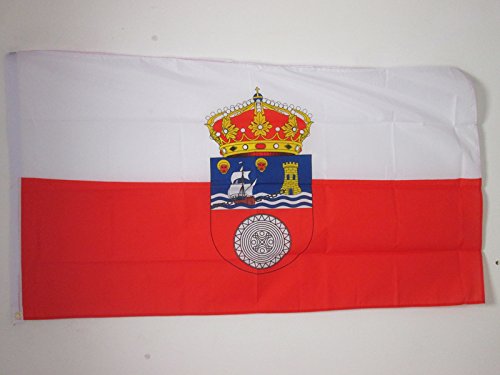 AZ FLAG - Bandera Cantabria - 90x60 cm - Bandera Cántabra – Cantábrica 100% Poliéster Con Ojales de Metal integrados - 50g - Colores Vivos Y Resistente A La Decoloración