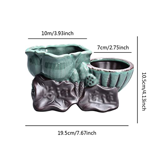Pots de fleurs décoratifs de maison avec double drainage trou intégré - 3