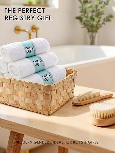 HIPHOP PANDA Ultra Soft Baby Washcloths 2 Layer Absorbent Wash Cloths - image 6