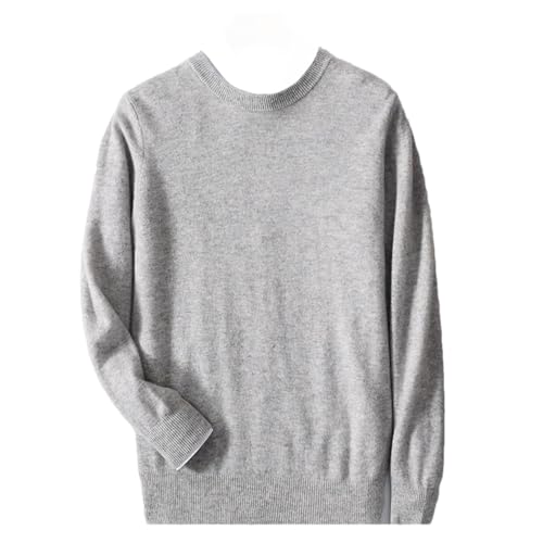 Dvbfufv Men's Spring Autumn Merino Wool Pullover Sweater Men Clothing O-Neck Long-Sleeve Basic Knit Sweater
