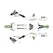 Kalair GFX Graphics Kit for Kawasaki KX 450F (2016-2018) Rebel Series - Dirt Pit Bike Motorcycle Stickers, Dirtbike Racing Automotive Decal Motocross Accessories no-Plastics
