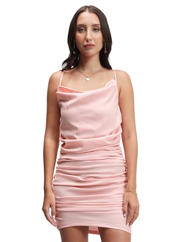 Image of Tokyo Talkies Women's Dresses for Women | Bodycon | Above Knee | Ruched | Strappy | Weatern wear | Party Fashion Wear | Chic & Elegant