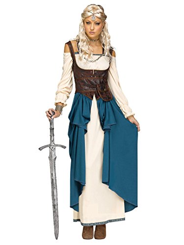 Fun World Women's Viking Queencostume, Multi, Small/Medium