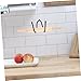 Hemobllo 4pcs Rolling Pin Holder Wall Mounted Organizers No Drill Installation Space-saving Kitchen Storage for Rolling Easy to Install Fit for All