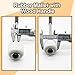 Luomorgo 2 Pcs Marching Bass Drum Mallets, Wool Felt Drum Mallets Percussion with Stainless Steel Handle, 12 Inch Drum Mallets Soft Felt Timpani Mallets