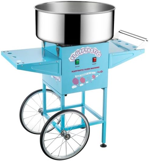 6315 Great Northern Popcorn Flufftastic Cotton Candy Machine Floss Maker With Cart