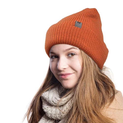 Product Image of the Solaris Kids Reflective Beanie Hat, Comfortable Warm Thick Winter Knit Enhanced Safety Walking at Night Hat for Boys Girls, Winter Gift