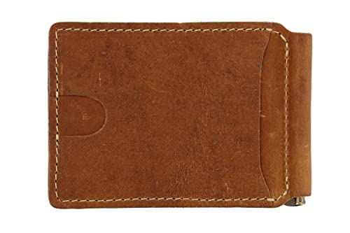 Fielders Choice Goods Slim Bifold Wallet With Spring Clip - Handcrafted From Vintage Baseball Glove Leather By Fc Goods #TOP2