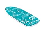 Leifheit Air Board Tischbügelbrett, kleines Tisch Bügelbrett, ultraleichte Bügelfläche mit Zwei-Seiten-Bügeleffekt für schnelles Bügeln, ideal für Dampfbügeleisen, platzsparender Bügeltisch