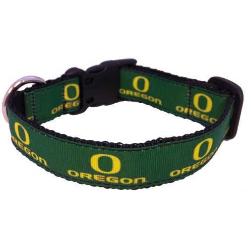 NCAA Oregon Ducks Dog Collar, Team Color, Small