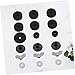 Toyvian 36pcs Drum Accessory Cymbal Felts Washers Sleeves Drum Parts for Easy Replacement and of Cymbals for Percussion Kits