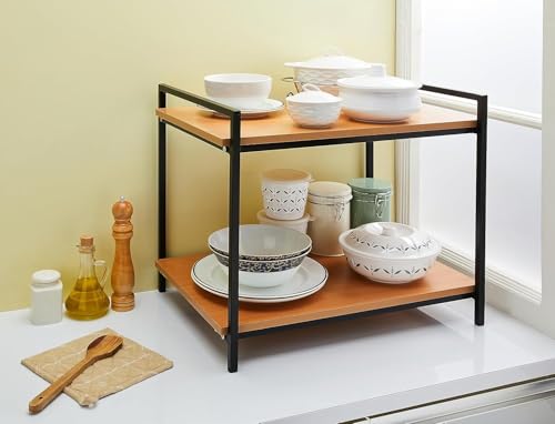 amazon basics Metal Multi-Purpose Rack for Microwave, Oven, OTG | Kitchen Organizer (Brown) 2 41Rt4+KvdXL