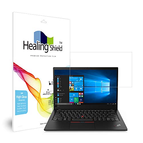 Healingshield XLV[tیtB Screen Protector Light Oleophobic High Gloss Film Compatible with Lenovo Thinkpad X1 Carbon 8th