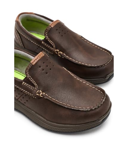 Image of Florsheim Kids Crossover Moc Toe Slip-On Jr. (Toddler /Little Kid /Big Kid)