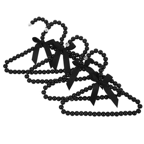 Ciieeo Elegant Pearl and Bow Hangers for Boys and Girls 20cm Baby Hangers Sturdy Plastic Multifunctional for Clothes and Accessories