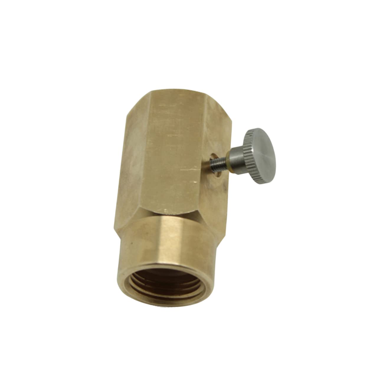 Mikinona Sparkling Co2 Tank Connector Gas Fill Adapter Tr21-4 to -320 Random Color