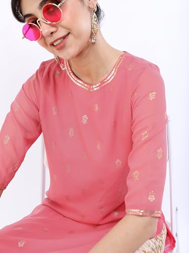 Image of Vishudh Women's Kurta | Comfortable Ethnic Wear for Daily Use | Lightweight & Breathable Indian Top