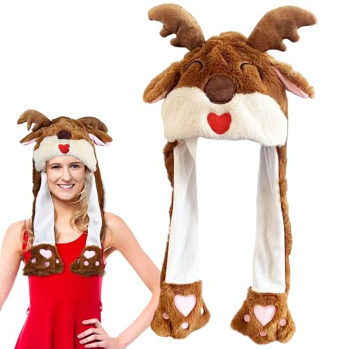 Weihnachtsmütze Plüsch, Weihnachtsmütze Lustig, Mütze mit...