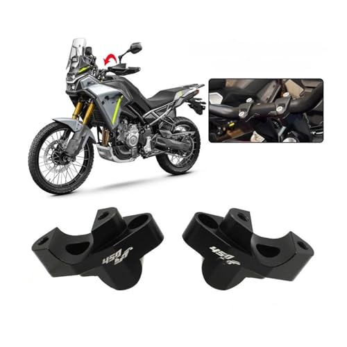 Abrazadera elevadora manillar 450MT soluciona el dolor de espalda moto 2