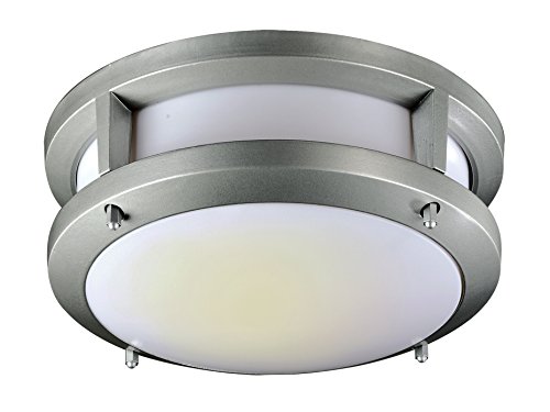 Trans Globe Lighting Led-40550 Sl Indoor Borromeo 10.25" Flushmount , Silver #TOP4