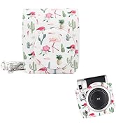 BigKing Kameratasche, Kameratasche aus PU-Leder mit Schultergurt für Ins...