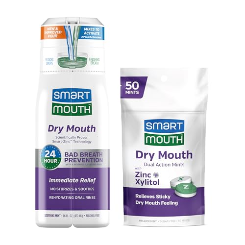 SmartMouth Dry Mouth Zinc Activated Mouthwash