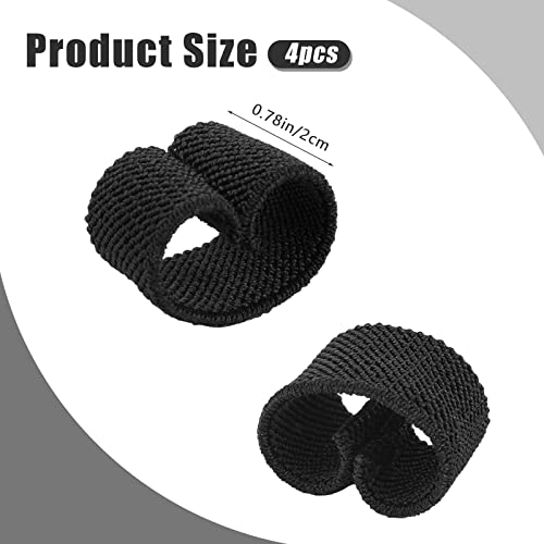 Elastische Gürtelhalter für Dienstgürtel, 4 Stück Rucksackgurt Halter Gürtel bleiben Schleifen Taktische Gürtelhalter Halter Band für 1,5 Breite Gürtel/Riemen