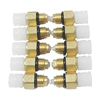 Laroal 10 Pcs Luftfederung Luftventil M8 für W251 W164 W212 W211 W220 W221 Neue Luft Anschluss Rohr Armaturen