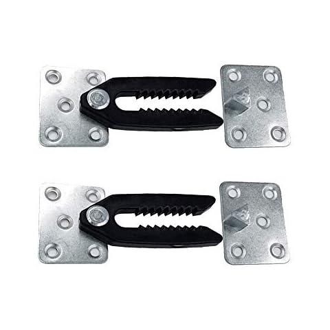 HOWDIA Sectional Couch Connectors, Sofa Alligator Clamps Joint Clip for Modular Couch Furniture Metal And Plastic 2 Pcs Cover