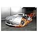 Produktbild Vliestapete Supercar in Flammen Premium, Größe: 320cm x 480cm