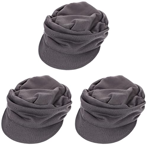 Casquette à bord souple pliable et compacte, lot de 3 bonnets bandanas femme légers