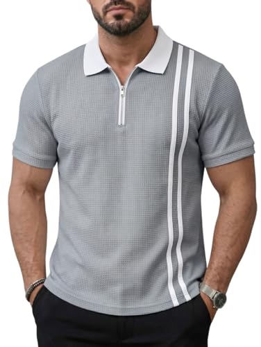 Image of JVX Men Polo T Shirt || Waffle Polo T Shirt for Men || Regular Fit Knitted Tshirt for Man || Coller T-Shirt (Available in Plus Size, Also Available in Combo Packs) (MRT-224)