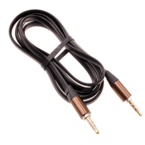 Cable auxiliar de audio plano con conector 3.5mm