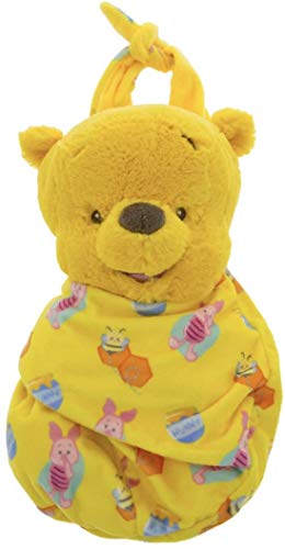 Disney Parks Exclusive - Plush Pillow - Baby in Blanket Pouch Winne The Pooh 10 Inch