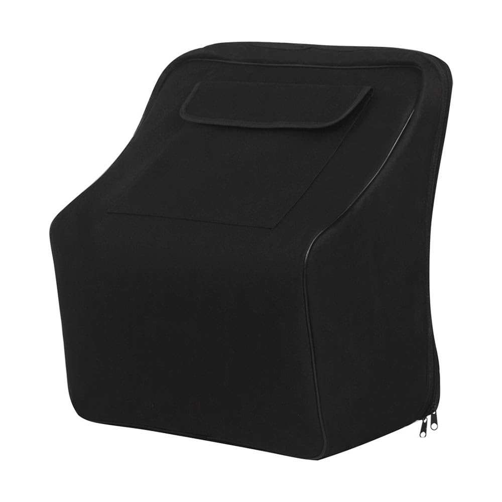 Etui na akordeon, akordeon Gig Bag pokrowiec akordeon wyściełana wodoodporna tkanina Oxford akcesoria akordeon miękki futerał czarna torba do przechowywania instrumentów