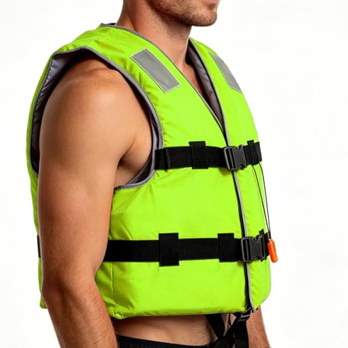 Chalecos Salvavidas | Chaqueta para Piscina con Correa Ajustable | Chaleco para Kayak,para Stand Up Paddle Surf Navegación A Vela Rafting Lagos Ríos Navegación Piragüismo Y Pesca