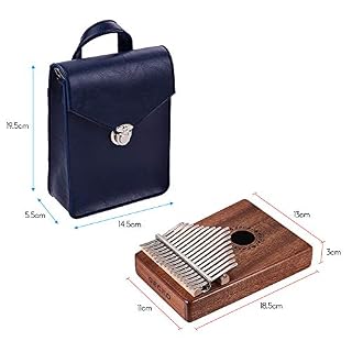 WGOEODI avec étui de Rangement Tuning Hammer Music Book Stickers Kalimba Bag 17 Touches Kalimba Thumb Piano, Set 1 - Les Beatles, Paul McCartney, John Lennon, RIngo Starr, George Harrison WGOEODI avec étui de Rangement Tuning Hammer Music Book Stickers Kalimba Bag 17 Touches Kalimba Thumb Piano, Set 1 – Image 2