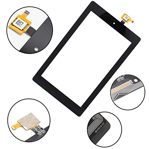 S-Union New Replacement Touch Screen Digitizer for Amazon Fire Kindle Tablet 7\" 9th Gen 2019 M8S26G (Comes with Tools)